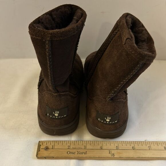 Bearpaw brown boots size 1 - Picture 7 of 9